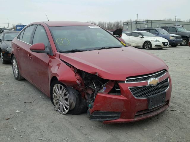 1G1PJ5SC0C7188622 - 2012 CHEVROLET CRUZE ECO RED photo 1