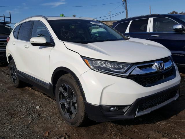 5J6RW1H99JL010681 - 2018 HONDA CR-V TOURI WHITE photo 1