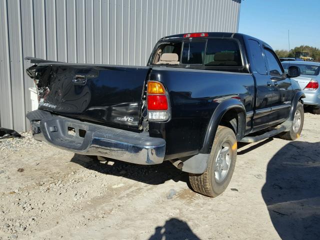 5TBRT38101S137203 - 2001 TOYOTA TUNDRA ACC BLACK photo 4