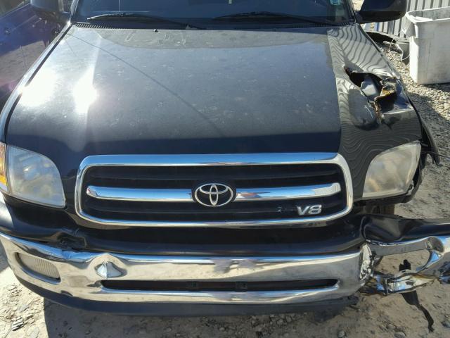 5TBRT38101S137203 - 2001 TOYOTA TUNDRA ACC BLACK photo 7