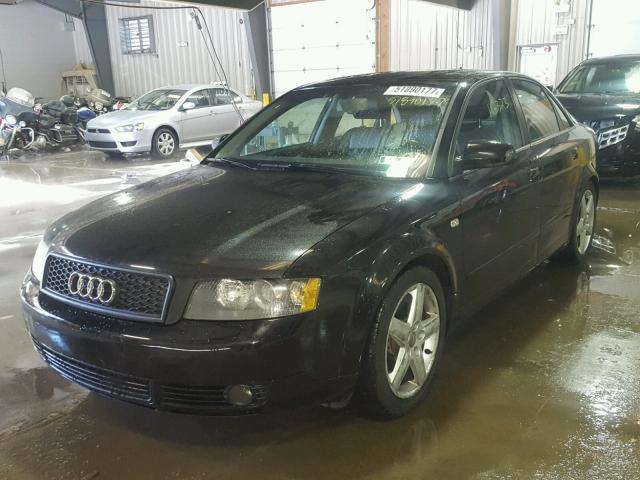 WAULC68E65A007105 - 2005 AUDI A4 1.8T QU BLACK photo 2