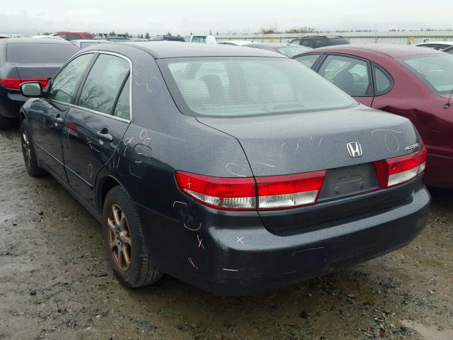 1HGCM56334A149939 - 2004 HONDA ACCORD LX BLUE photo 3