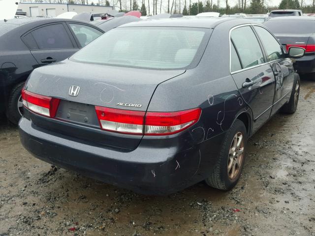 1HGCM56334A149939 - 2004 HONDA ACCORD LX BLUE photo 4