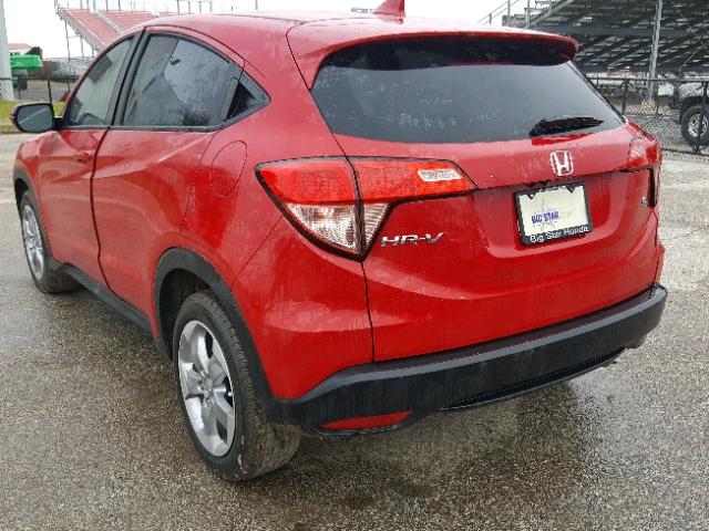 3CZRU5H59HM715984 - 2017 HONDA HR-V EX RED photo 3