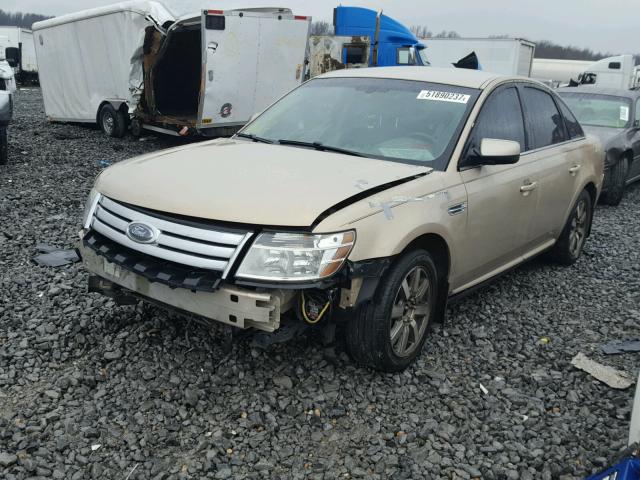 1FAHP24W08G123248 - 2008 FORD TAURUS SEL TAN photo 2