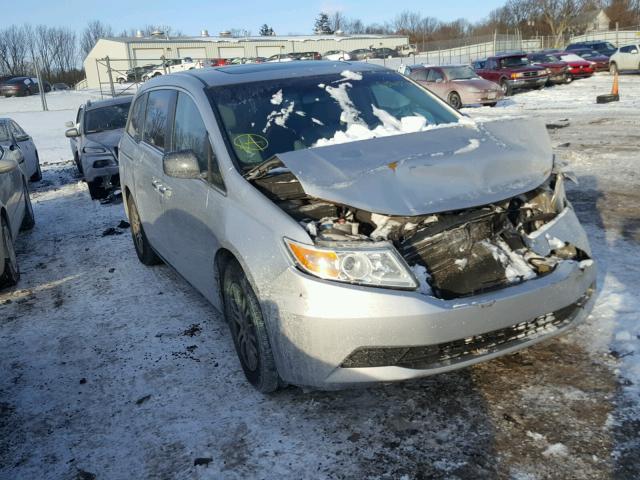 5FNRL5H69BB087566 - 2011 HONDA ODYSSEY EX SILVER photo 1