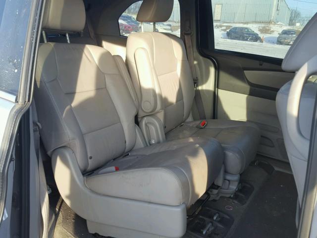 5FNRL5H69BB087566 - 2011 HONDA ODYSSEY EX SILVER photo 6