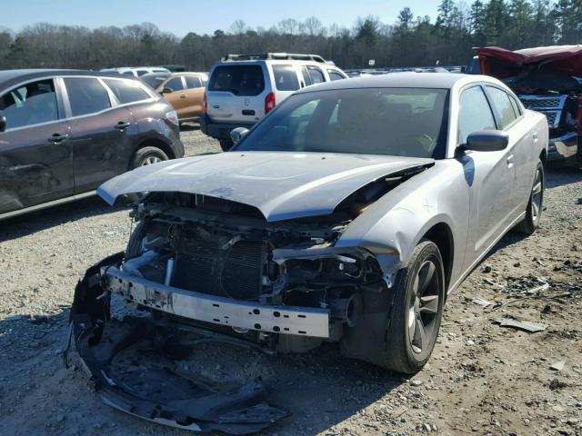 2C3CDXBG9EH108788 - 2014 DODGE CHARGER SE GRAY photo 2