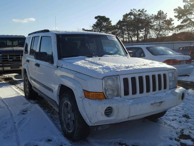 1J8HG48K06C206169 - 2006 JEEP COMMANDER WHITE photo 1