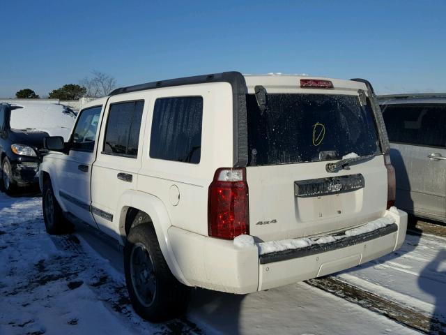 1J8HG48K06C206169 - 2006 JEEP COMMANDER WHITE photo 3