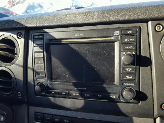 1J8HG48K06C206169 - 2006 JEEP COMMANDER WHITE photo 9