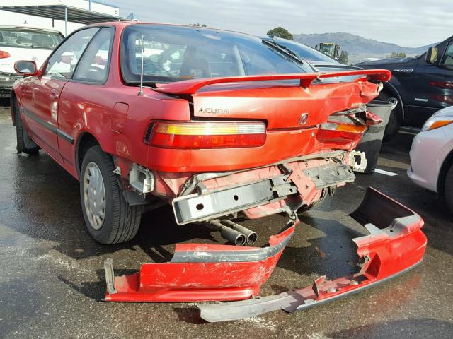 JH4DA9353NS028718 - 1992 ACURA INTEGRA LS RED photo 3