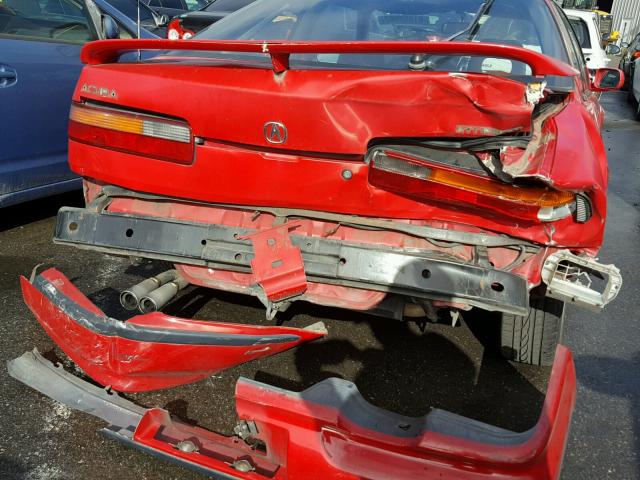 JH4DA9353NS028718 - 1992 ACURA INTEGRA LS RED photo 9