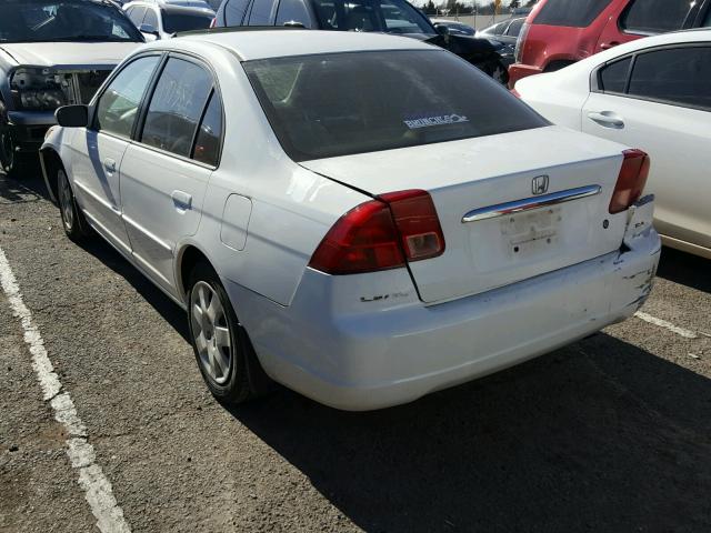 2HGES26712H561047 - 2002 HONDA CIVIC EX WHITE photo 3