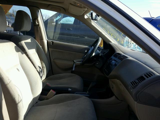 2HGES26712H561047 - 2002 HONDA CIVIC EX თეთრი ფოტო 5