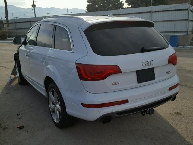 WA1DGAFE6ED020012 - 2014 AUDI Q7 PRESTIG WHITE photo 3