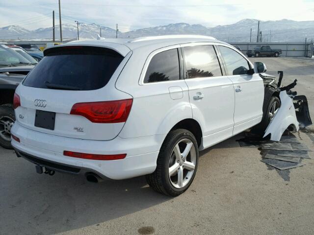WA1DGAFE6ED020012 - 2014 AUDI Q7 PRESTIG WHITE photo 4
