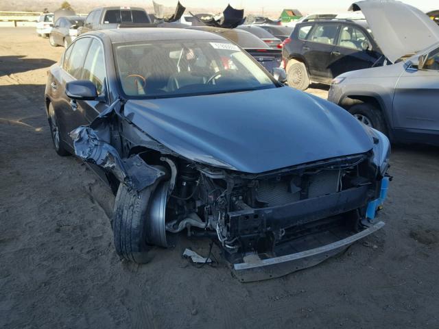 JN1BV7AR5FM391747 - 2015 INFINITI Q50 BASE Gris foto 1