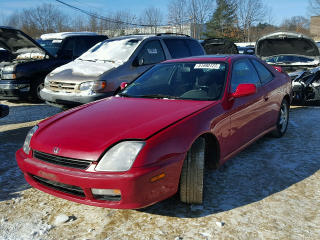 JHMBB6154VC007358 - 1997 HONDA PRELUDE SH RED photo 2