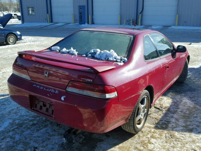 JHMBB6154VC007358 - 1997 HONDA PRELUDE SH RED photo 4