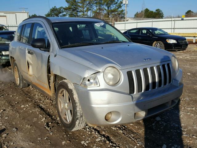 1J8FT47W87D256417 - 2007 JEEP COMPASS SILVER photo 1