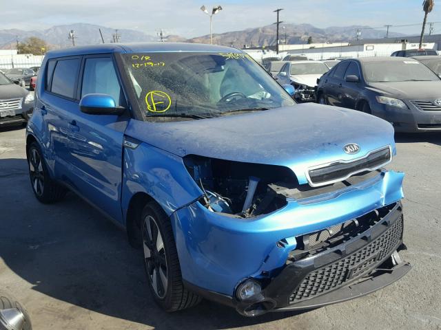 KNDJP3A57G7340579 - 2016 KIA SOUL + BLUE photo 1