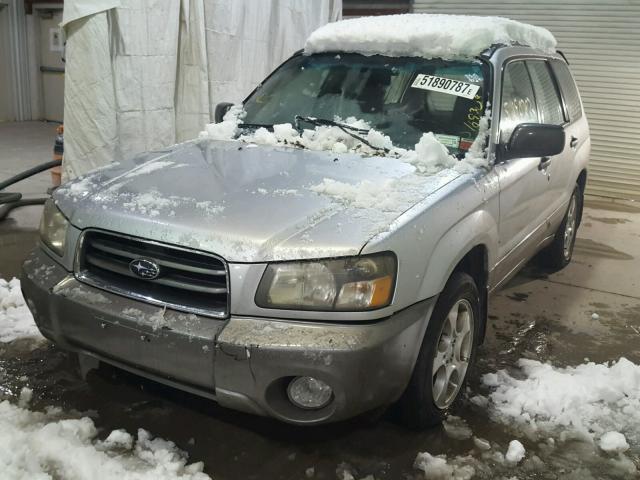 JF1SG65624H704444 - 2004 SUBARU FORESTER 2 GRAY photo 2