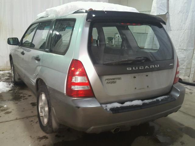 JF1SG65624H704444 - 2004 SUBARU FORESTER 2 GRAY photo 3