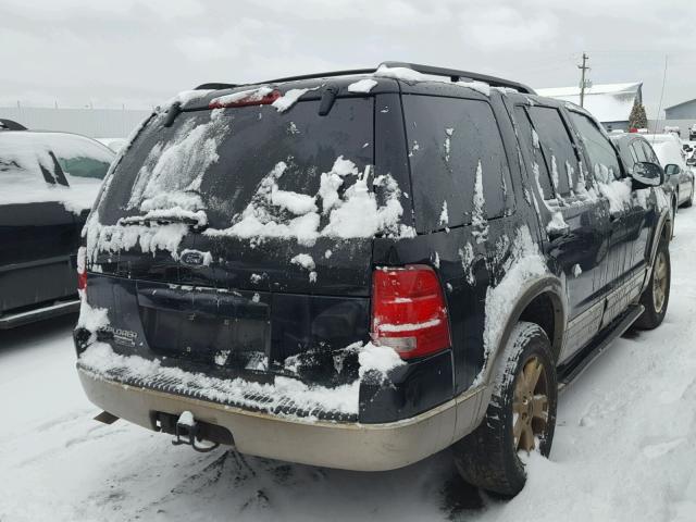 1FMZU74W94UA93467 - 2004 FORD EXPLORER E BLACK photo 4