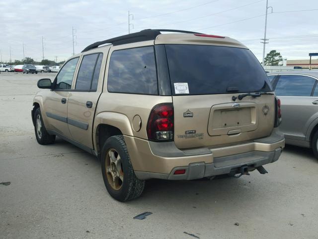 1GNES16S556110309 - 2005 CHEVROLET TRAILBLAZE TAN photo 3