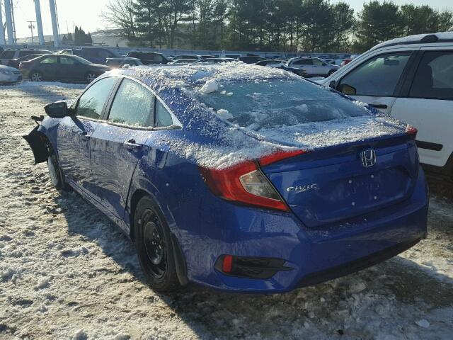 2HGFC2F53JH512592 - 2018 HONDA CIVIC LX BLUE photo 3