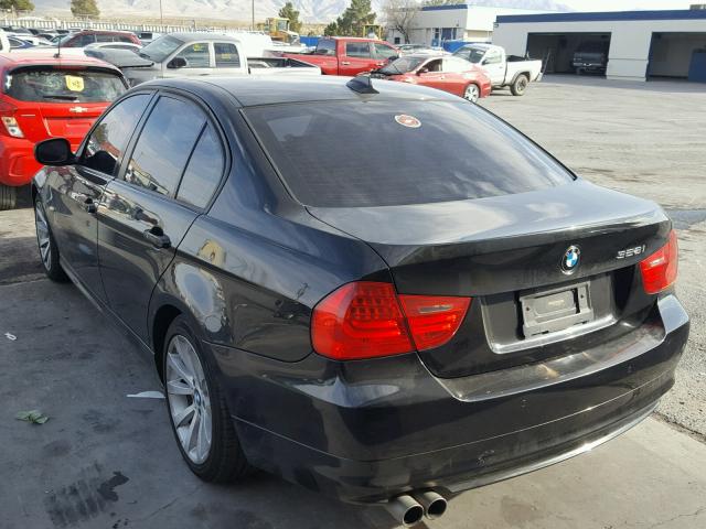 WBAPH7C52BA801918 - 2011 BMW 328 I BLACK photo 3