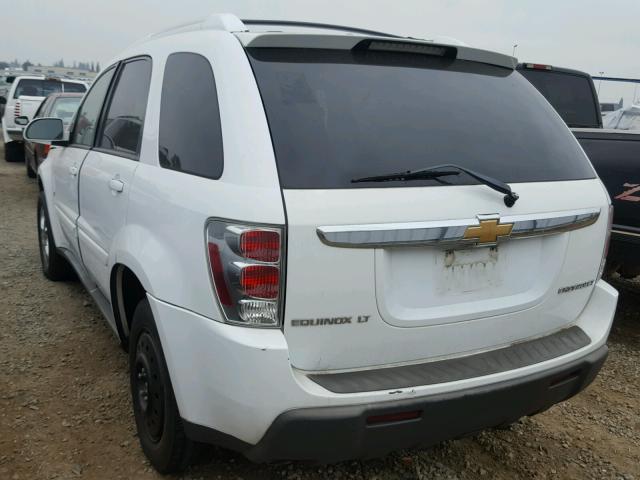 2CNDL63F166016358 - 2006 CHEVROLET EQUINOX LT WHITE photo 3