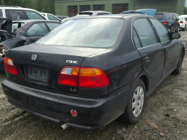 JHMEJ6675YS003212 - 2000 HONDA CIVIC LX BLACK photo 4