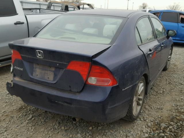 1HGFA16806L095145 - 2006 HONDA CIVIC EX BLUE photo 4