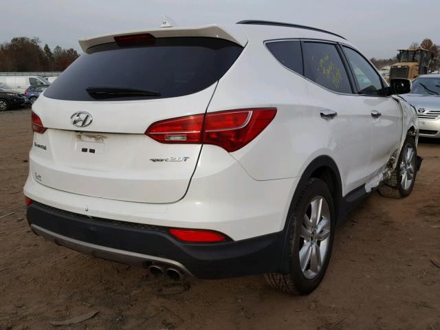 5XYZU3LA7DG086537 - 2013 HYUNDAI SANTA FE S WHITE photo 4