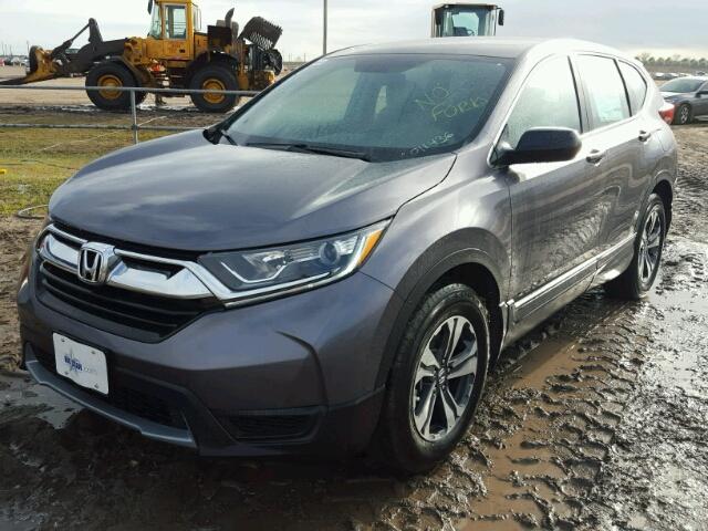 7FARW5H39HE011436 - 2017 HONDA CR-V LX SILVER photo 2