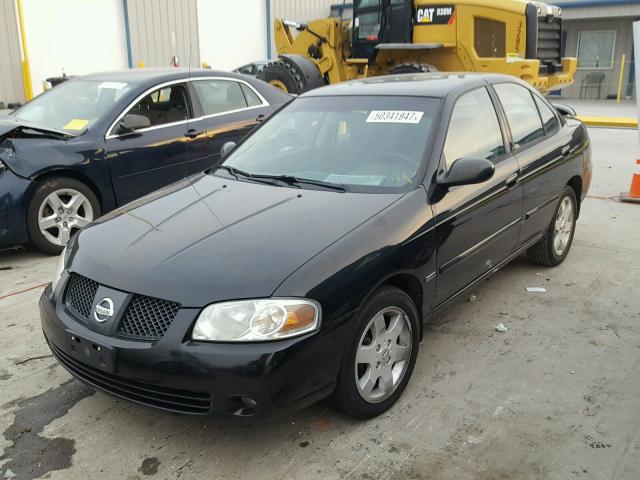 3N1CB51D66L604995 - 2006 NISSAN SENTRA 1.8 BLACK photo 2