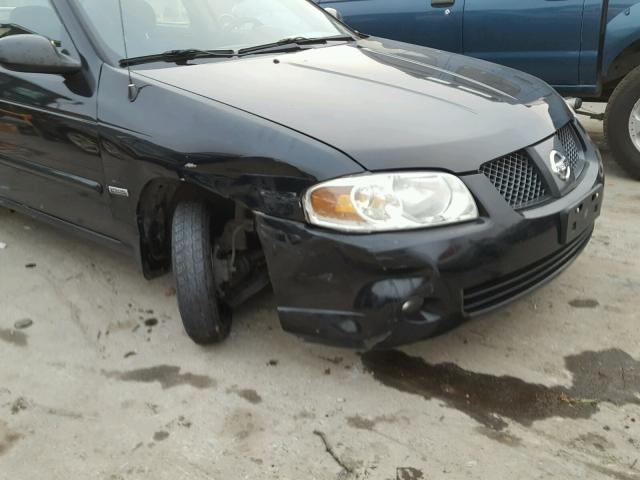 3N1CB51D66L604995 - 2006 NISSAN SENTRA 1.8 BLACK photo 9