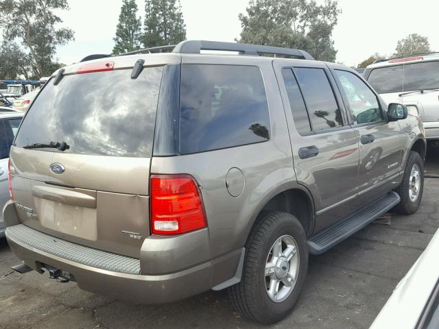 1FMZU63E85UB86100 - 2005 FORD EXPLORER X TAN photo 4