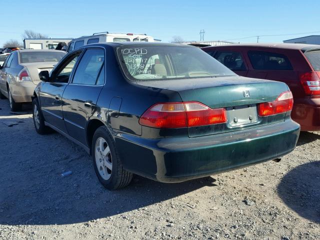 1HGCG5670YA089408 - 2000 HONDA ACCORD SE GREEN photo 3