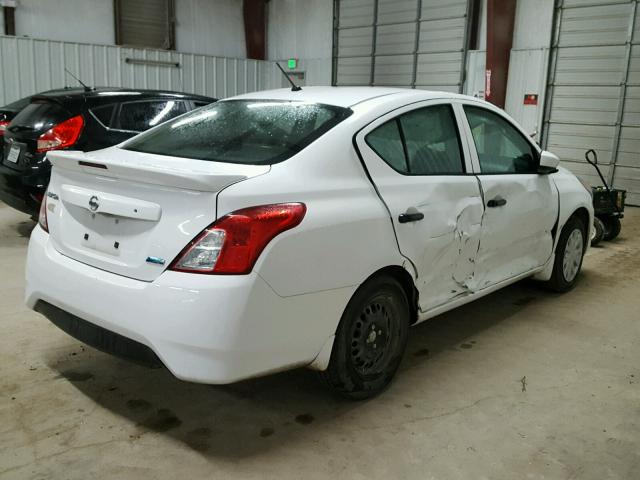 3N1CN7AP6GL841873 - 2016 NISSAN VERSA S WHITE photo 4