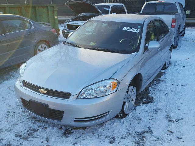 2G1WA5EK9B1128929 - 2011 CHEVROLET IMPALA LS SILVER photo 2