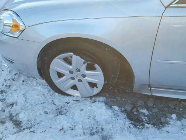 2G1WA5EK9B1128929 - 2011 CHEVROLET IMPALA LS SILVER photo 9
