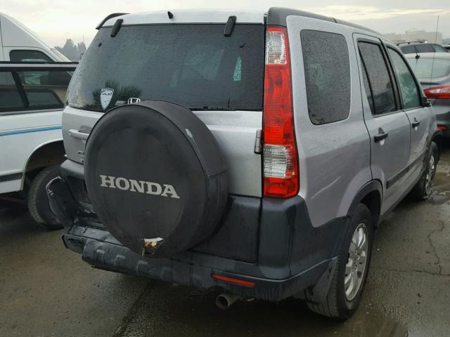 SHSRD78816U405060 - 2006 HONDA CR-V EX SILVER photo 4