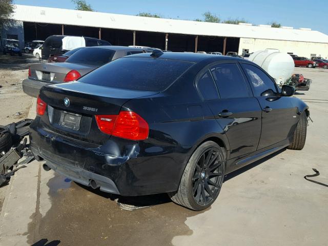 WBAPM5C56BF182050 - 2011 BMW 335 I BLACK photo 4