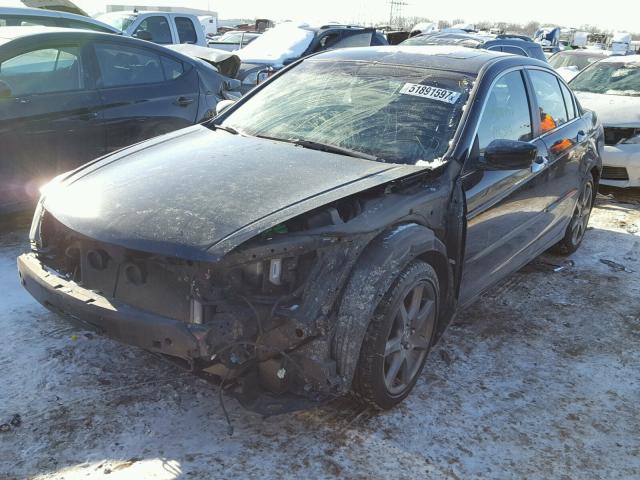 1HGCP36849A004696 - 2009 HONDA ACCORD EXL BLACK photo 2