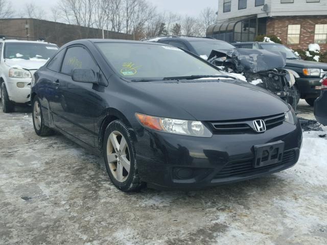 2HGFG12816H505386 - 2006 HONDA CIVIC EX BLACK photo 1