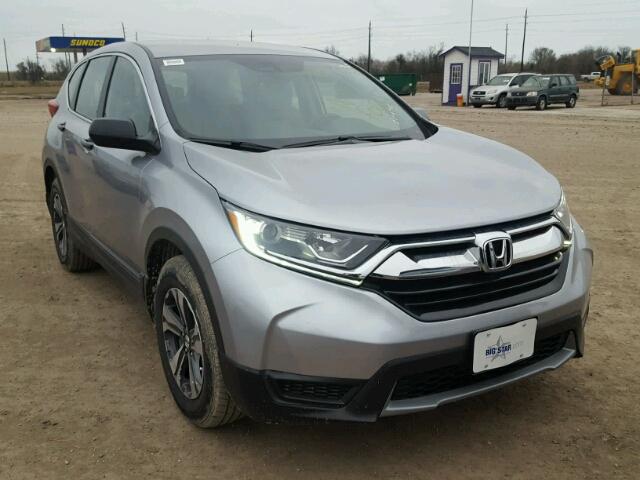 7FARW5H38HE011475 - 2017 HONDA CR-V LX SILVER photo 1