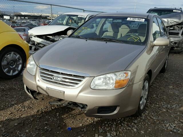 KNAFE121275442585 - 2007 KIA SPECTRA EX GOLD photo 2